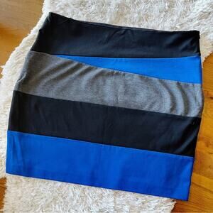 89th & Madison color block mini skirt womens size 16